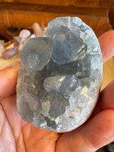 Celestite Cluster Egg SKU 25285