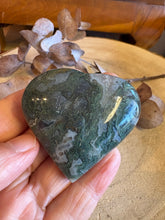 Moss Agate Heart SKU 24908