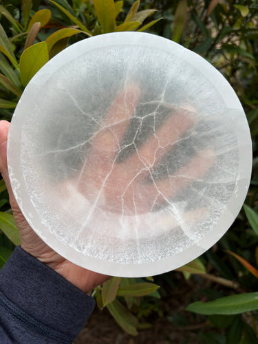 Selenite Round 15cm Bowl SKU 25175