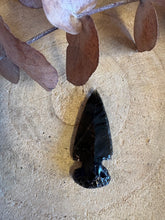 Black Obsidian Arrowhead Carving SKU 25650A