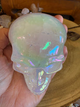 Opal Aura Quartz Skull Carving SKU 25097