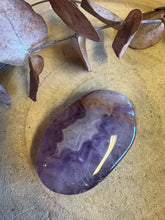 Crazy Lace Amethyst Palm Stone SKU 26456