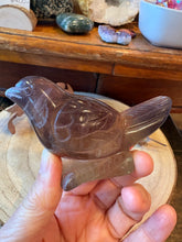 Yellow & Purple Fluorite Bird Carving SKU 26615YPF