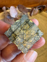 Labradorite Square Butterfly Carving SKU 26470
