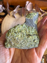 Peridot on Basalt Chunk SKU 26328