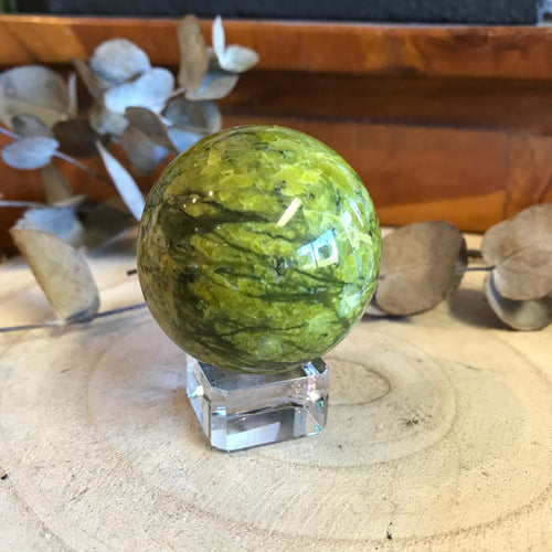 Green Opal Sphere SKU 22342