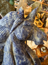Sodalite Unicorn Head Carving SKU 26592