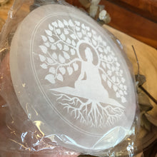 Selenite Engraved Charging Plate SKU 22540