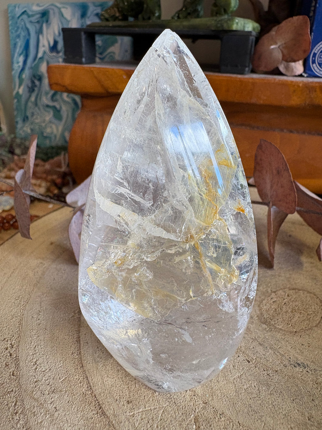 Golden Healer Quartz Flame SKU 26018