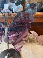 Rainbow Fluorite Winged Butterfly SKU 27087RF