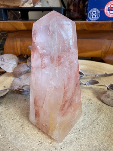 Hematoid Quartz Obelisk SKU 24924