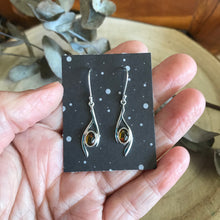 Sterling Silver Baltic Amber Earrings SKU 22695