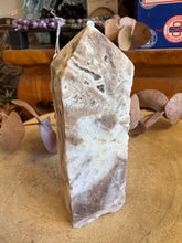 Druzy Quartz in Sphalerite Obelisk SKU 25431