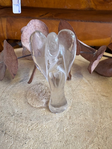 Clear Quartz Angel Carving SKU 24518A