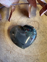 South African Bloodstone Heart SKU 26322