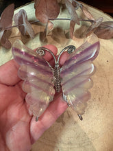 Rainbow Fluorite Butterfly SKU 26825