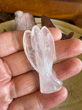 Rose Quartz Angel Carving SKU 26017A