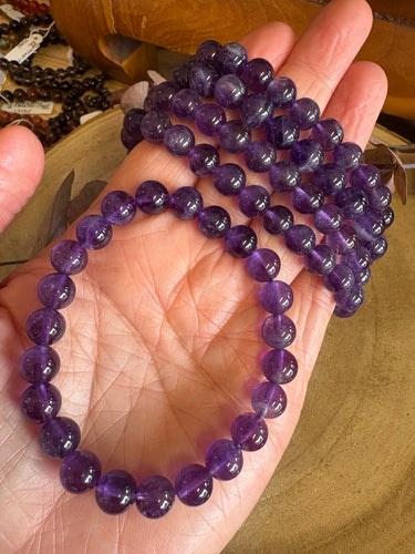 Amethyst Bead Bracelets SKU 25504