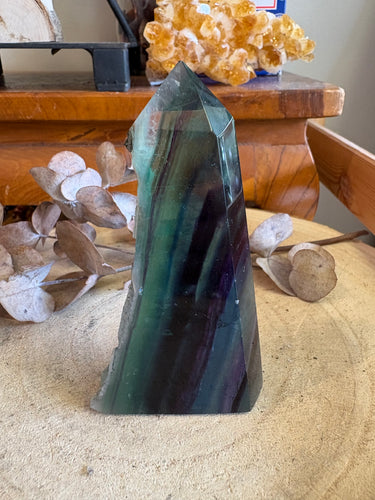 Rainbow Fluorite Point SKU 24469