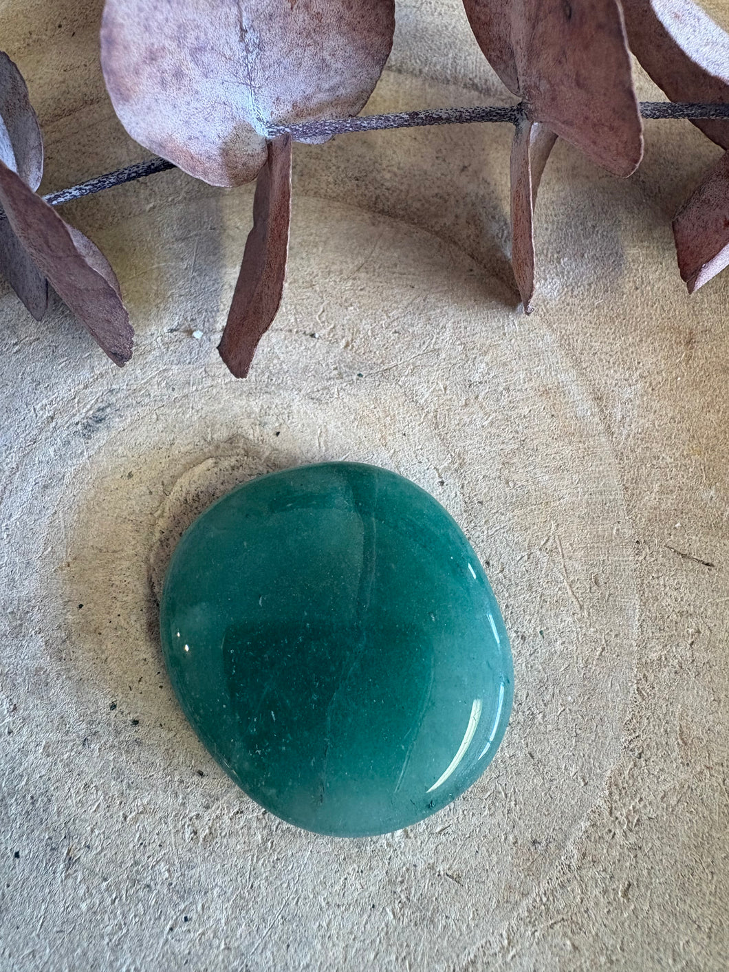 Green Aventurine Smooth Stone SKU 25465B