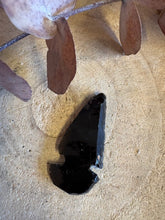 Black Obsidian Arrowhead Carving SKU 24650
