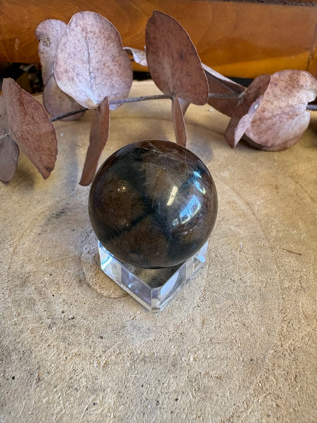 Chiastolite Sphere SKU 25659B