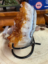 Citrine Teardrop Cluster in Stand SKU 26361