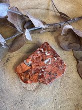 Red Silver Leaf Jasper Slab SKU 23984F