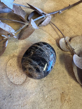 Black Moonstone Palm Stone SKU 24557