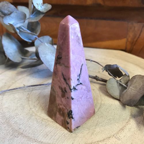 Rhodonite Obelisk SKU 22448