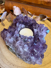 Amethyst Cluster Candleholder SKU 26334