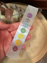Selenite Chakra Slice SKU 26849