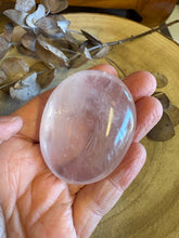 Rose Quartz Palm Stone SKU 24560