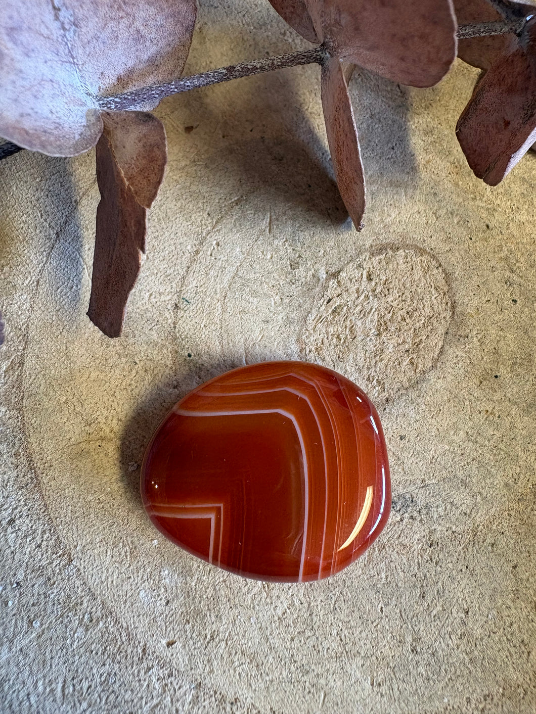 Carnelian Smooth Stone SKU 26136C