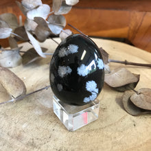 Snowflake Obsidian Egg SKU 23094A