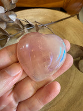 Rose Quartz Aura Heart SKU 24053