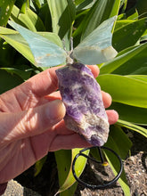 Blue Onyx Butterfly on Chevron Amethyst Chunk SKU 26761