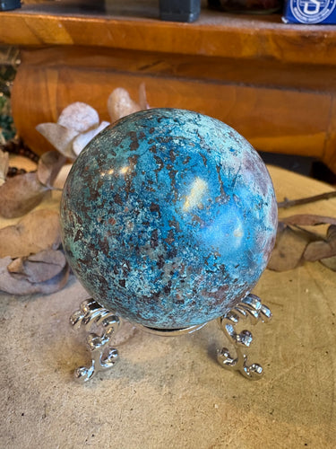 Shattuckite Sphere SKU 25094