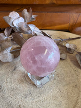 Rose Quartz Sphere SKU 24387