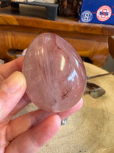 Hematoid Quartz Egg SKU 24913