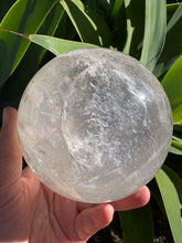 Clear Quartz Large Sphere SKU 26295