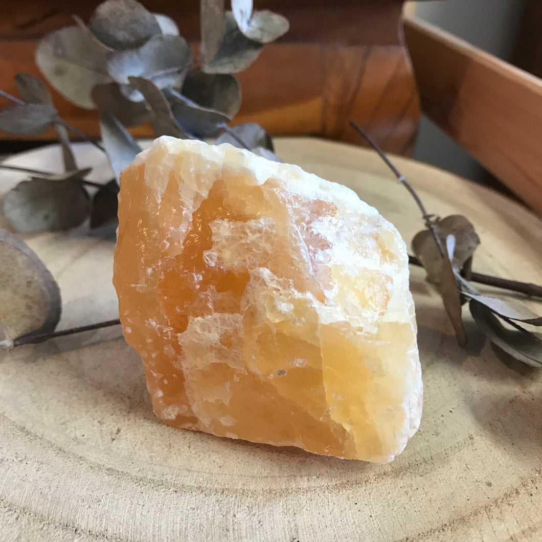Orange Calcite Chunk SKU 22462