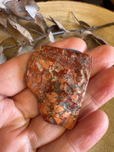 Red Silver Leaf Jasper Slab SKU 23984F