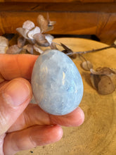 Blue Calcite Egg SKU 24564