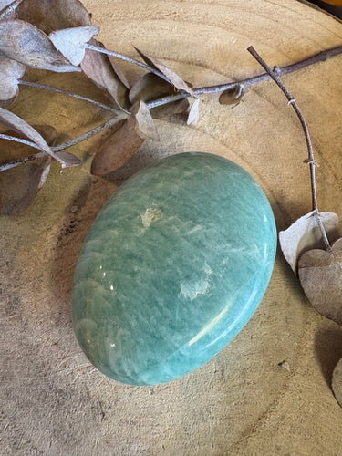 Amazonite Palm Stone SKU 24120