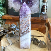 Amethyst & Crazy Lace Agate Point SKU 22532