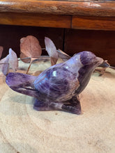 Chevron Amethyst Bird Carving SKU 26615