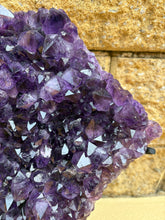 Amethyst Polished Edge Cluster in Stand SKU 24250