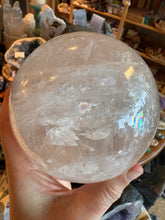 Clear Quartz Large Sphere SKU 26261