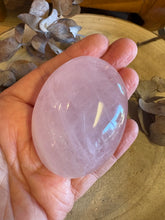 Rose Quartz Palm Stone SKU 24559